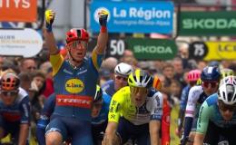Critérium du Dauphiné - Mads Pedersen la 1ère étape, deux Bleus dans le top 5