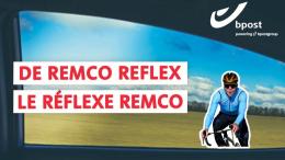 Route - Remco Evenepoel... son insolite campagne de pub avec La Poste belge