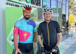 Route - David Lappartient court à Abu Dhabi... avec Peter Sagan