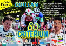 Critérium - Quillan, Doyen des Critériums d'après Tour... ce vendredi 15 août