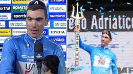 Tirreno-Adriatico - Juan Ayuso : «La prochaine étape ? C'est le Giro d'Italia»