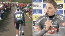 Paris-Roubaix - Van der Poel va porter plainte : «C'est comme recevoir une pierre»