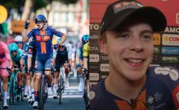 Tour d'Italie - Casper van Uden : «Je devrais avoir plus confiance en moi»