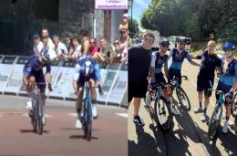 Alpes Isère Tour - Moritz Kretschy la 2e étape, Valentin Darbellay en Jaune