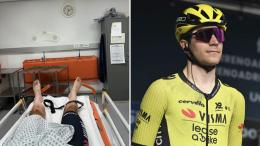 Route - Cian Uijtdebroeks à l’hôpital après avoir été heurté par une voiture