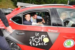 Tour de France - Le Président Emmanuel Macron sur le Tour ce jeudi vers Hautacam