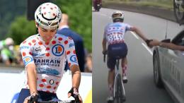 Tour de France  - 8 points en moins pour Lenny Martinez après ses «bidons-collés»