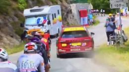 Tour de France - La voiture du jury des commissaires et de Gouvenou sanctionnée