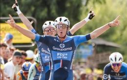 Tour de l'Ain - Tom Donnenwirth la 1ère étape, doublé Groupama-FDJ avec David Gaudu