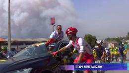Tour du Portugal - La 4e étape neutralisée puis modifiée à cause des incendies