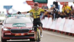 Tour d'Espagne - Jonas Vingegaard la 9e étape... Torstein Traeen garde son Rouge