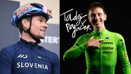 Championnats du Monde - Tadej Pogacar et son équipe de Slovénie à Kigali au Rwanda