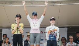 Tour de l'Ardèche féminin - Trinca Colonel le général, Maeva Squiban le podium