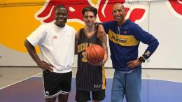 Sport - Wout van Aert s'est mis au basket-ball... avec Reggie Miller en Californie