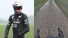 Paris-Roubaix - Wout van Aert a testé son matos sur les pavés de Paris-Roubaix