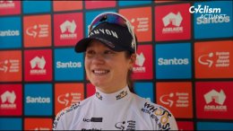Tour Down Under  - Justyna Czapla : Je serai fière de porter le maillot blanc...«