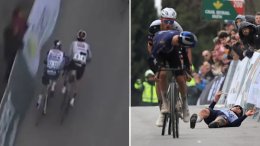 Clasica Jaen - Jan Christen disqualifié après avoir fait chuter Maxim Van Gils