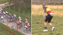 Kuurne-Bruxelles-Kuurne - Tim Wellens victime d'une fracture de la clavicule