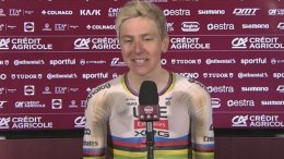 Strade Bianche - Tadej Pogacar : «Paul Seixas ? Je suis impressionné...»