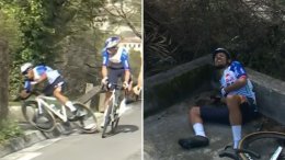 Paris-Nice - L'improbable chute de Daniel Felipe Martinez… à cause d'un coéquipier