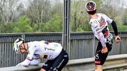 Milan-San Remo - Jan Christen chute et abandonne, coup dur pour Pogacar
