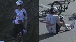 Tour de Catalogne - Jay Vine et Ivo Oliveira out après une chute sur la 3e étape