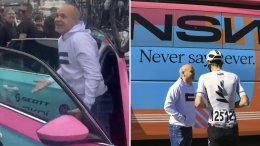 Tour de Catalogne - Andrés Iniesta, présent aux côtés de l'équipe NSN à Barcelone