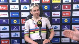 Tour des Flandres - Tadej Pogacar : «Je ne voulais pas que Remco Evenepoel rentre»
