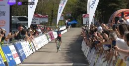 Tour du Jura - Victoire en solitaire de Matthew Riccitello au sommet du Mont Poupet