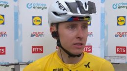 Tour de Romandie - Tadej Pogačar : «J'ai pu survivre dans la roue de Lipowitz...»