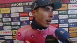 Tour d'Italie - Afonso Eulalio : «Nous ne pouvons pas nous mesurer à Jonas...»