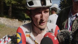 Tour d'Italie - Derek Gee : «C'est un peu la surprise à chaque montée...»