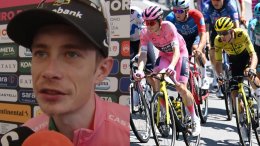 Tour d'Italie - Jonas Vingegaard : «Davide Piganzoli a énormément fait pour moi»