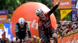 Tour de Wallonie - Arnaud De Lie vainqueur de la 4e étape après un sprint colossal