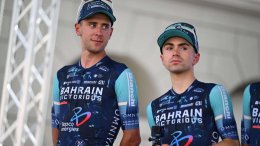Tour de France - L'équipe Bahrain-Victorious autour de Tiberi et Martinez