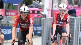 Tour de France - L'équipe Lotto-Intermarché avec Van Eetvelt et De Lie
