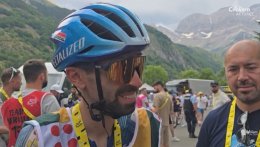 Tour de France - Valentin Paret-Peintre : «Je me suis reposé dans le Tourmalet !»