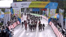 Tour du Quinghai - Alexander Salby remporte au sprint la 1ère étape, Barbier 3e
