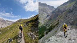 Route - Wout van Aert en préparation dans les montagnes italiennes