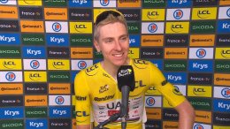 Tour de France - Tadej Pogacar : «C'était mieux pour nous que Pidcock soit devant»