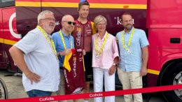 Tour de France - Le Luxembourgeois Alex Kirsch encouragé par des personnalités