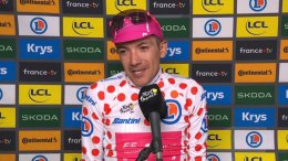 Tour de France - Richard Carapaz : «C'est merveilleux de gagner avec le maillot»