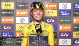 Tour de France Femmes - Demi Vollering : «J'ai pensé à mon équipe et à Célia Gery»