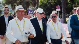 Route - Le Prince Albert II à Nice... avant le Grand Départ de La Vuelta à Monaco