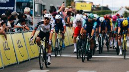 Tour de l'Avenir  - Davide Stella a remporté la 3e étape au sprint, Haugland leader