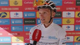 Tour d'Espagne - Oscar Onley : «J'aurais aimé gagner l'étape, mais…»