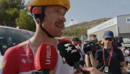 Tour d'Espagne - Magnus Cort : «C'est agréable d'être dans le coup, mais...»
