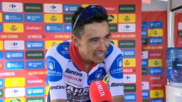 Tour d'Espagne - Santiago Buitrago : «Il y a eu une belle bataille avec Wout»