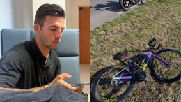 Route - Dylan Groenewegen impliqué dans une collision avec un motard