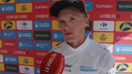 Tour d'Espagne - Oscar Onley : «Gagner du temps sur Omrzel est une bonne nouvelle»